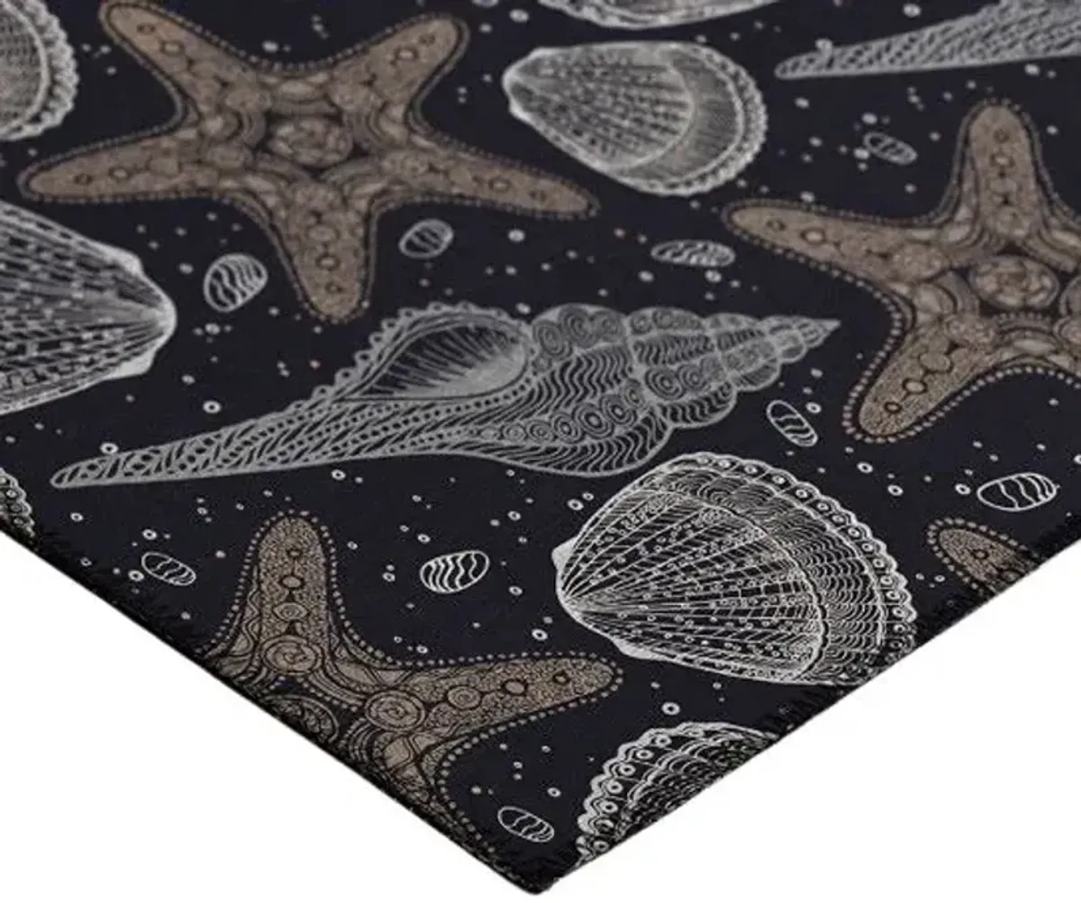 Dalyn Rug Company Seabreeze Black 5'x8' Style 3 Area Rug