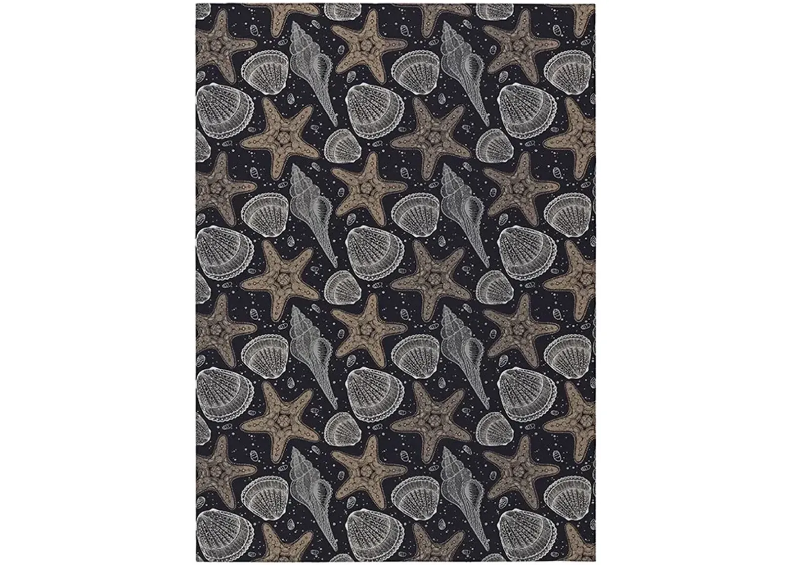 Dalyn Rug Company Seabreeze Black 5'x8' Style 3 Area Rug