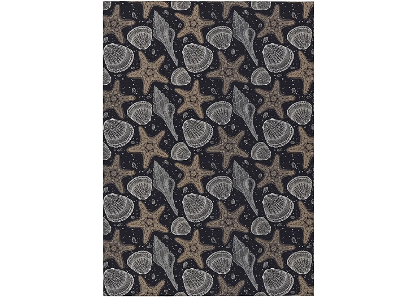 Dalyn Rug Company Seabreeze Black 8'x10' Style 3 Area Rug