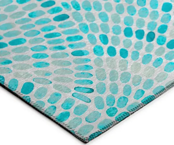 Dalyn Rug Company Seabreeze Teal 5'x8' Style 1 Area Rug