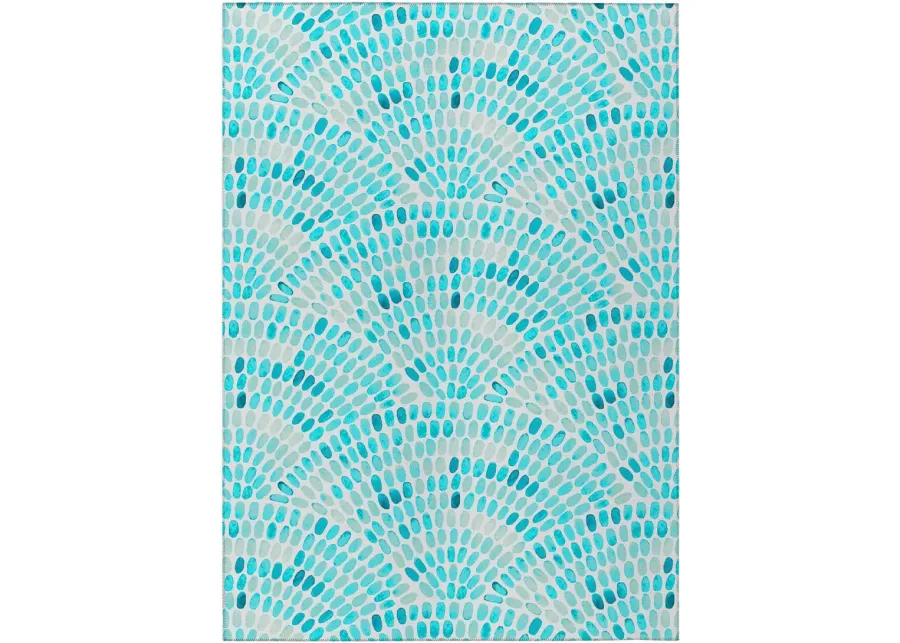 Dalyn Rug Company Seabreeze Teal 5'x8' Style 1 Area Rug