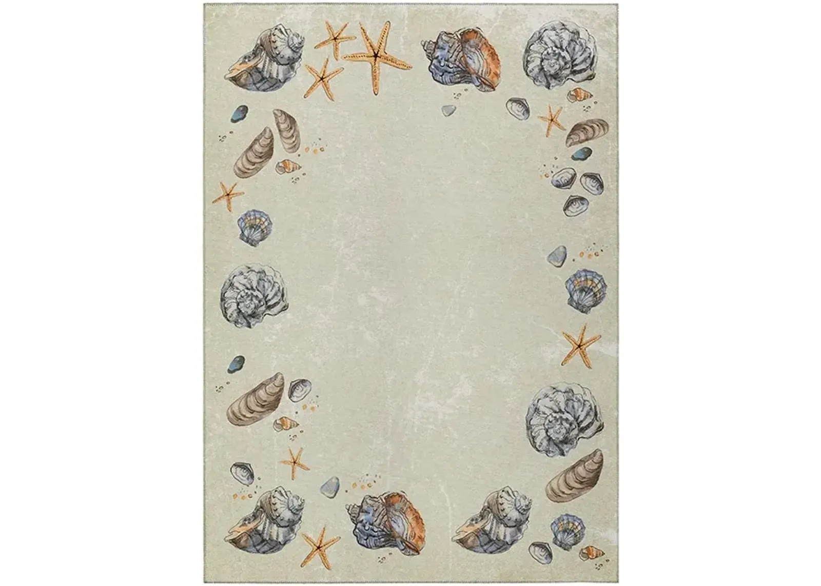 Dalyn Rug Company Seabreeze Ivory 5'x8' Style 1 Area Rug