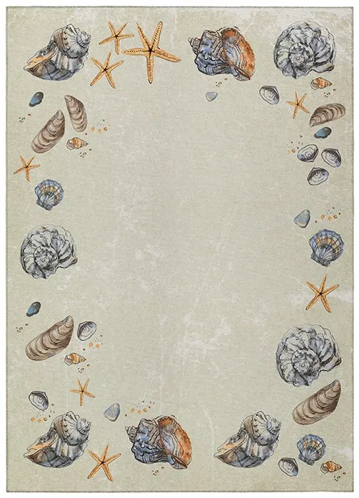 Dalyn Rug Company Seabreeze Ivory 5'x8' Style 1 Area Rug