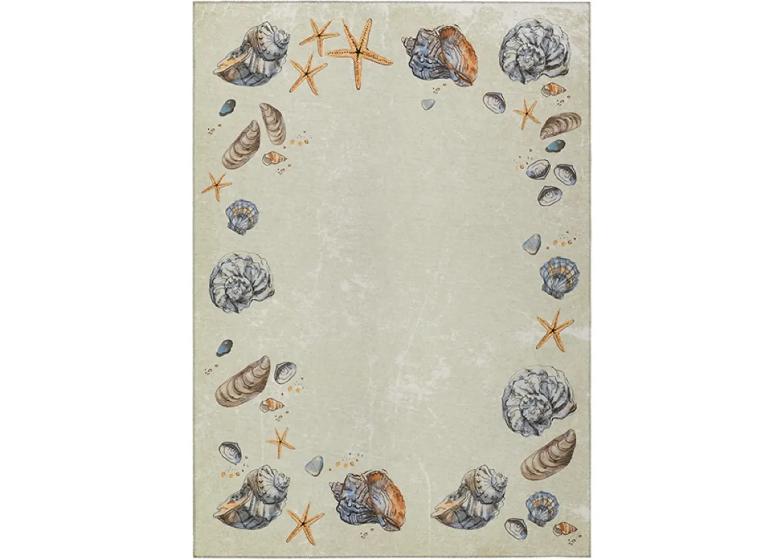 Dalyn Rug Company Seabreeze Ivory 8'x10' Style 1 Area Rug