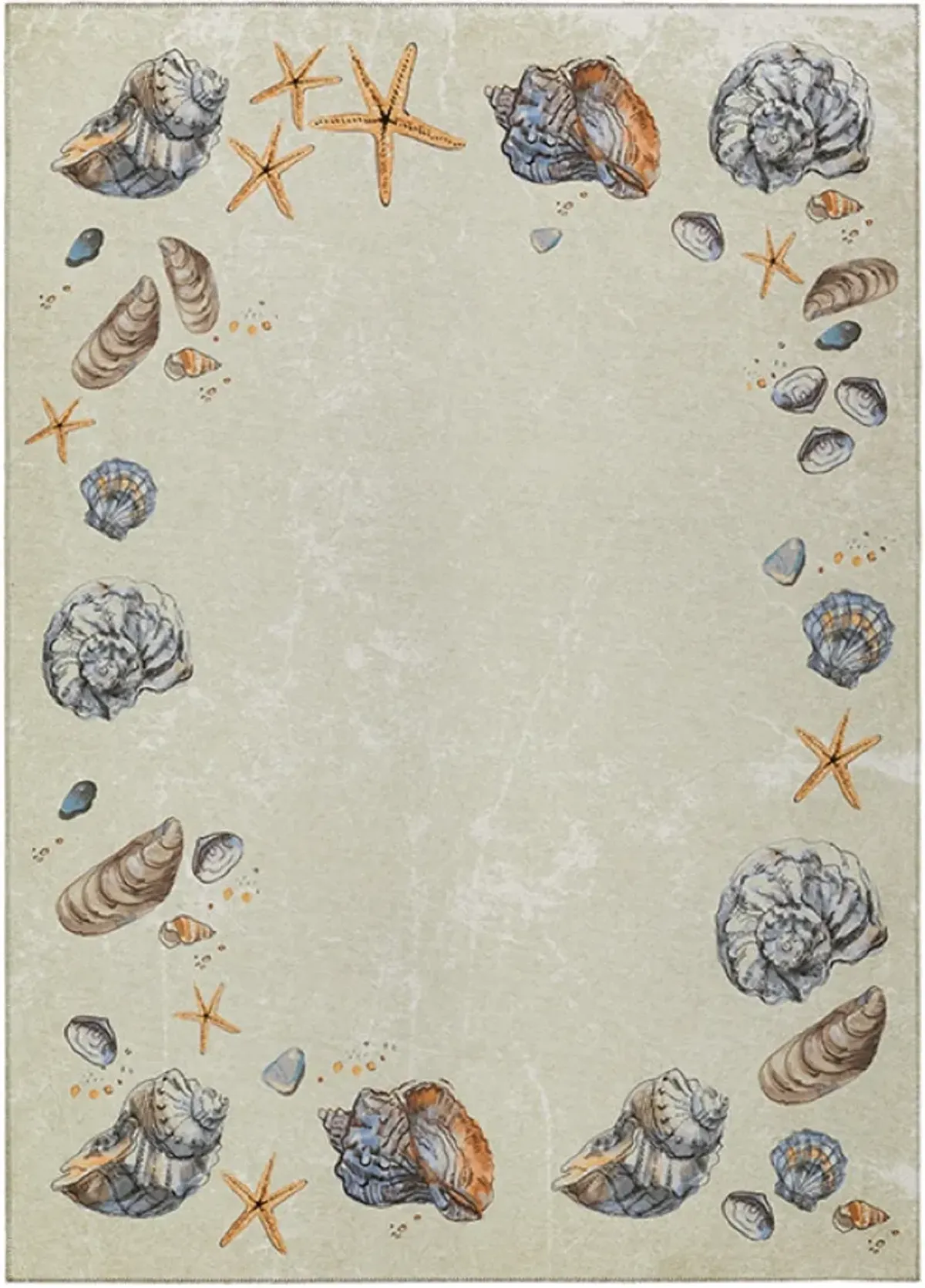 Dalyn Rug Company Seabreeze Ivory 8'x10' Style 1 Area Rug