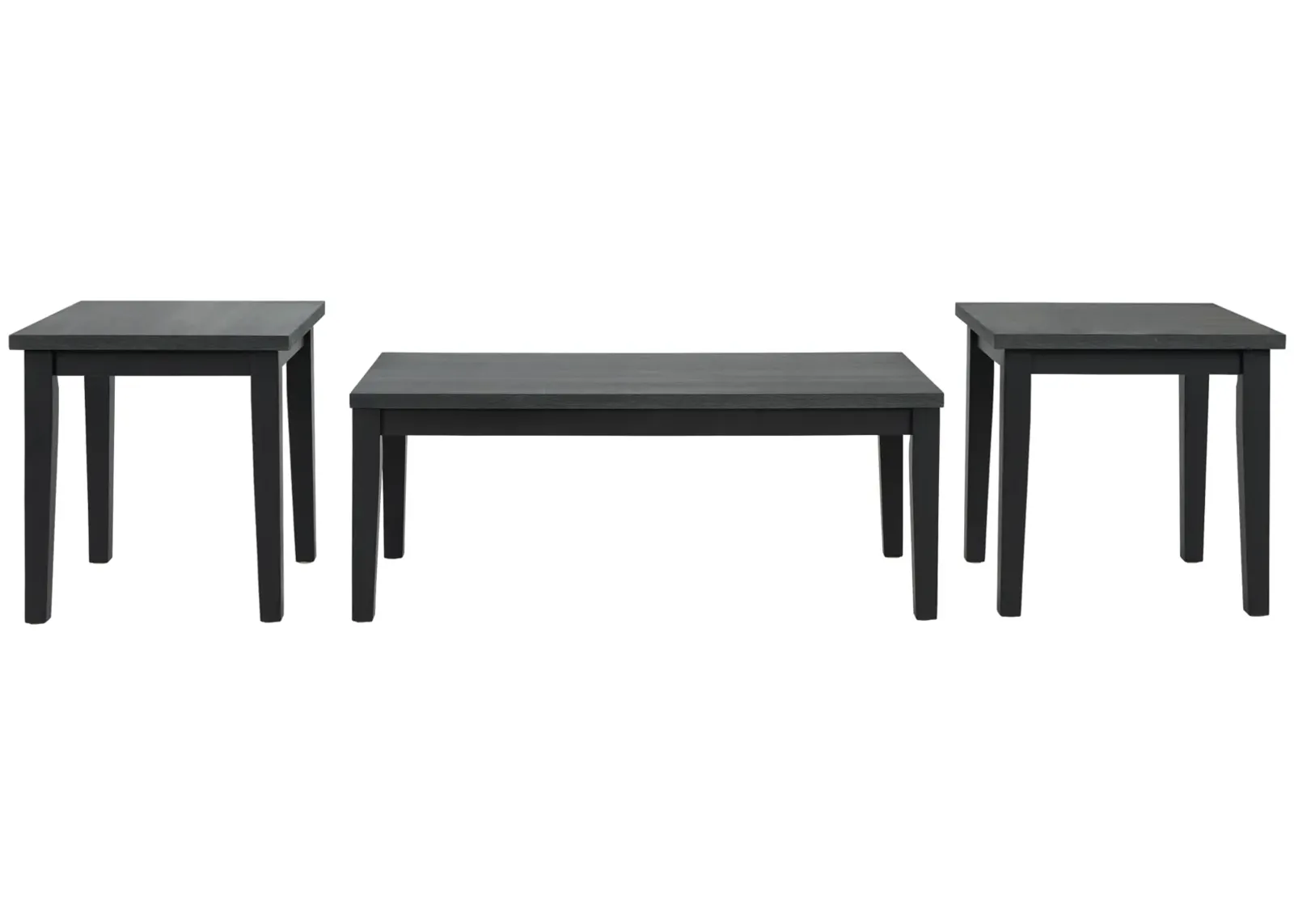 Signature Design by Ashley® Garvine 3-Piece Dark Charcoal Gray Occasional Table Set