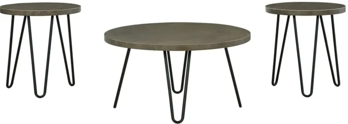 Signature Design by Ashley® Hadasky 3-Piece Two-Tone Occasional Table Set