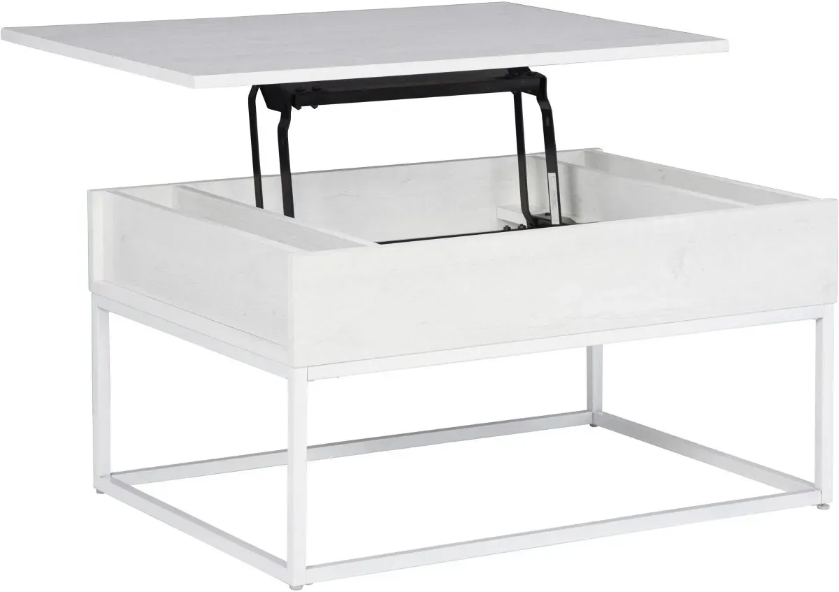 Signature Design by Ashley® Deznee White Lift Top Coffee Table