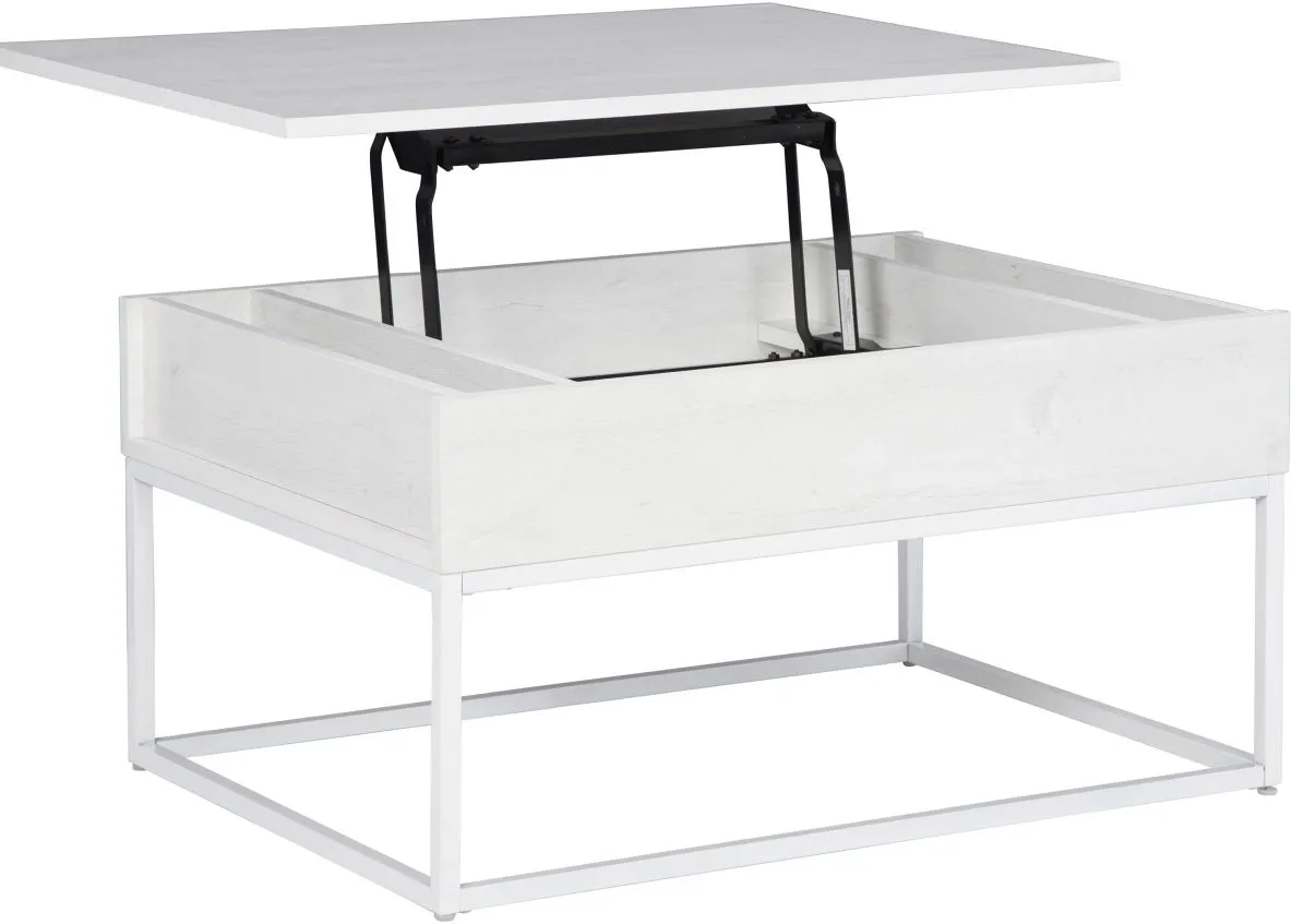 Signature Design by Ashley® Deznee White Lift Top Coffee Table
