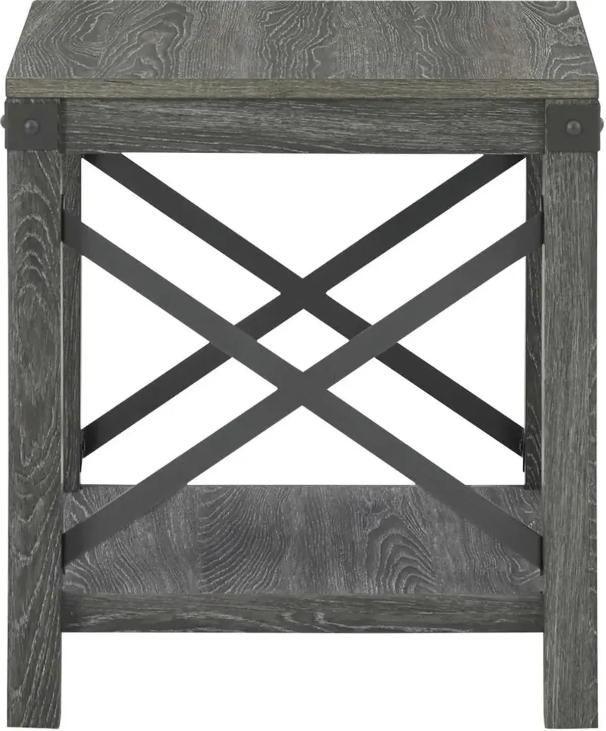 Signature Design by Ashley® Freedan Grayish Brown End Table