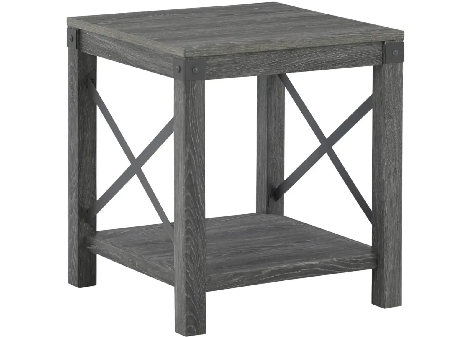 Signature Design by Ashley® Freedan Grayish Brown End Table