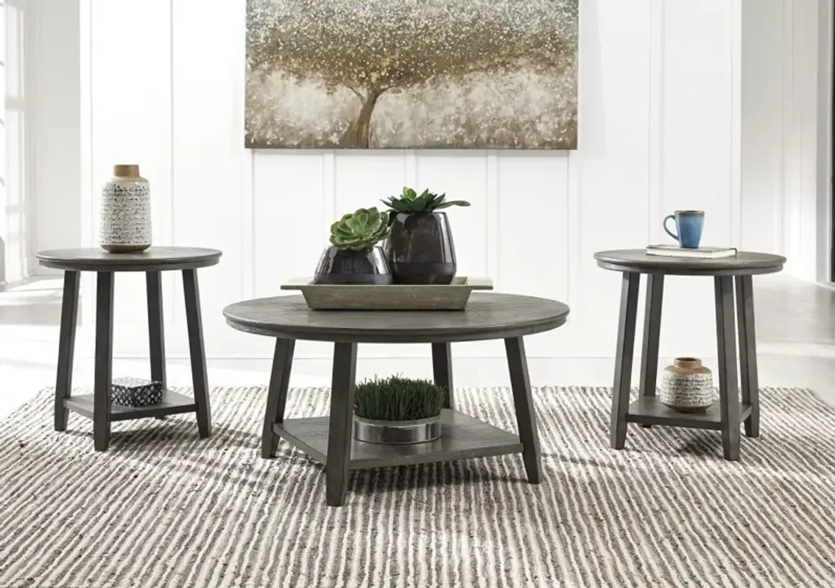 Signature Design by Ashley® Caitbrook 3-Piece Gray Occasional Tables