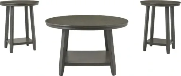 Signature Design by Ashley® Caitbrook 3-Piece Gray Occasional Table Set