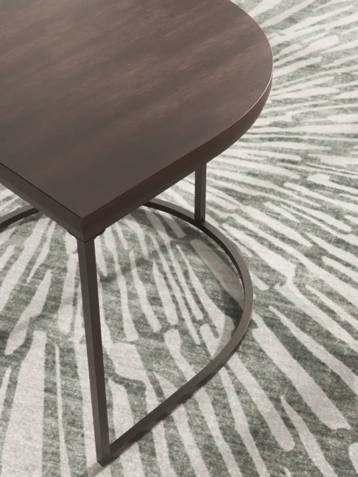 Signature Design by Ashley® Vanmore 3-Piece Dark Brown Occasional Table Set with Bronze Base