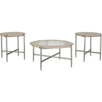 Signature Design by Ashley® Varlowe 3-Piece Bisque Tables