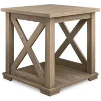 Signature Design by Ashley® Elmferd Light Brown End Table