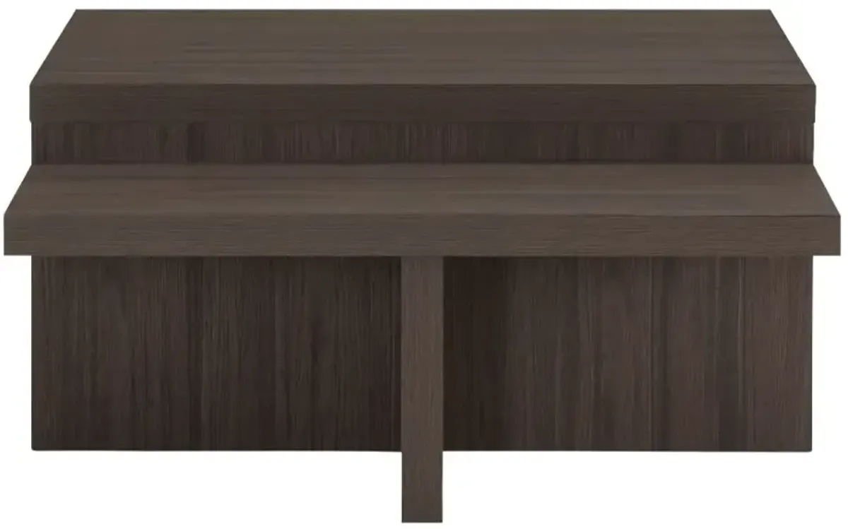 Signature Design by Ashley® Zendex 2-Piece Dark Brown Occasional Table Set