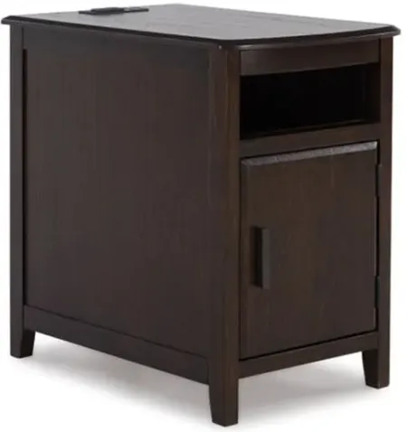 Signature Design by Ashley® Devonsted Dark Brown Chairside End Table