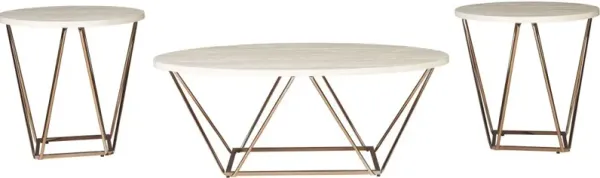 Signature Design by Ashley® Tarica 3-Piece Two-Tone Occasional Table Set