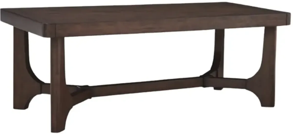 Signature Design by Ashley® Korestone Dark Brown Rectangular Cocktail Table