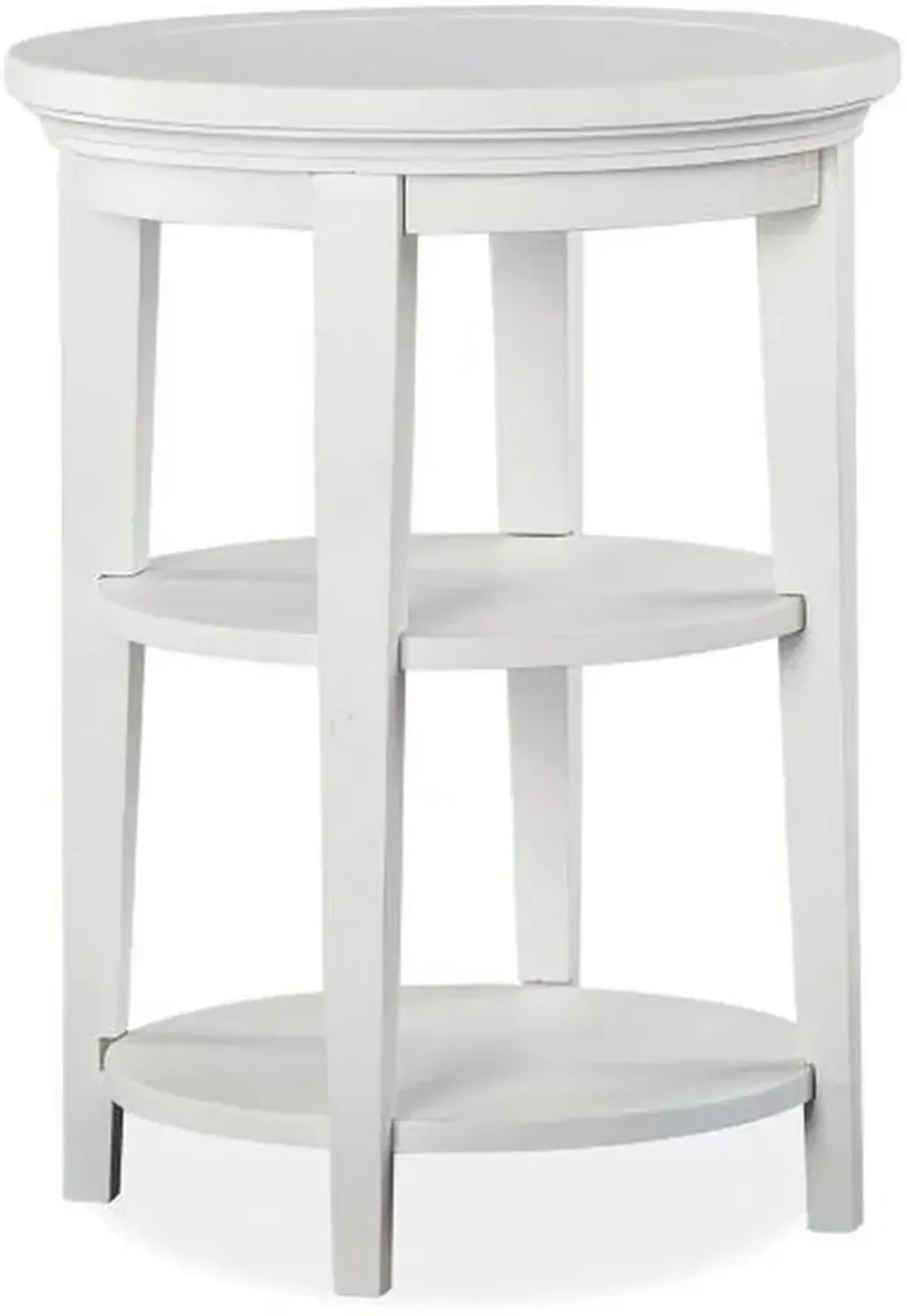 Magnussen Home® Heron Cove Chalk White Round End Table