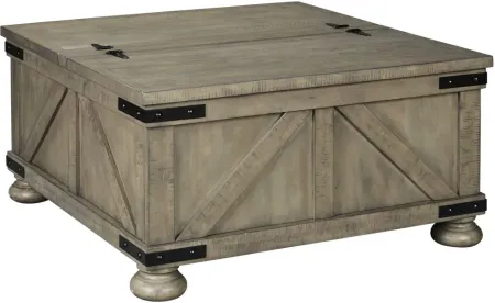 Signature Design by Ashley® Aldwin Gray Coffee Table with Lift Top Storage