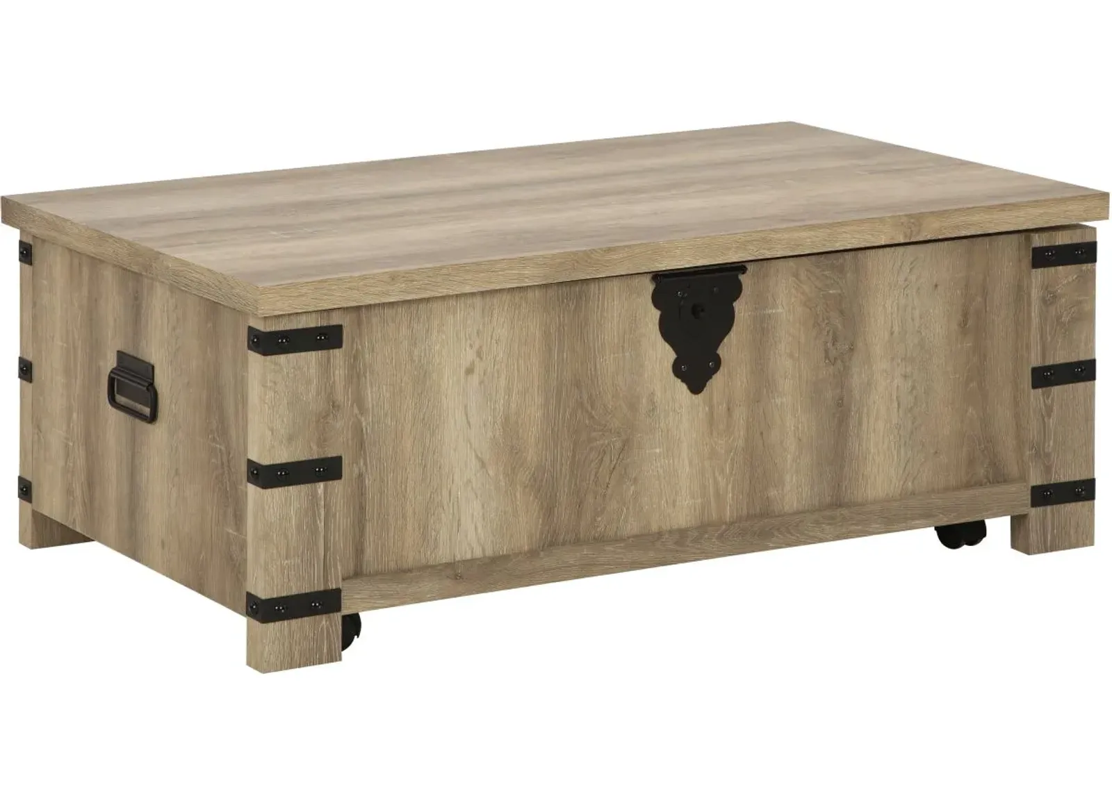 Signature Design by Ashley® Calaboro Oak Lift-Top Coffee Table