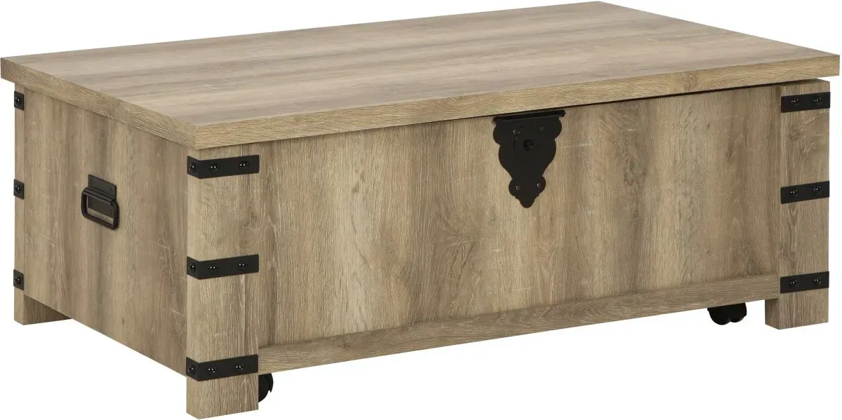 Signature Design by Ashley® Calaboro Oak Lift-Top Coffee Table