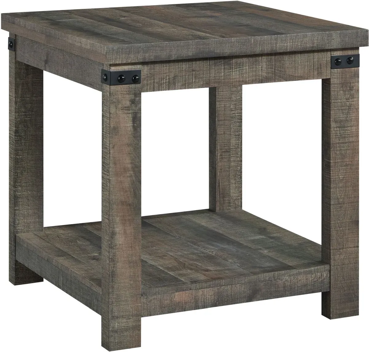 Signature Design by Ashley® Hollum Rustic Brown End Table