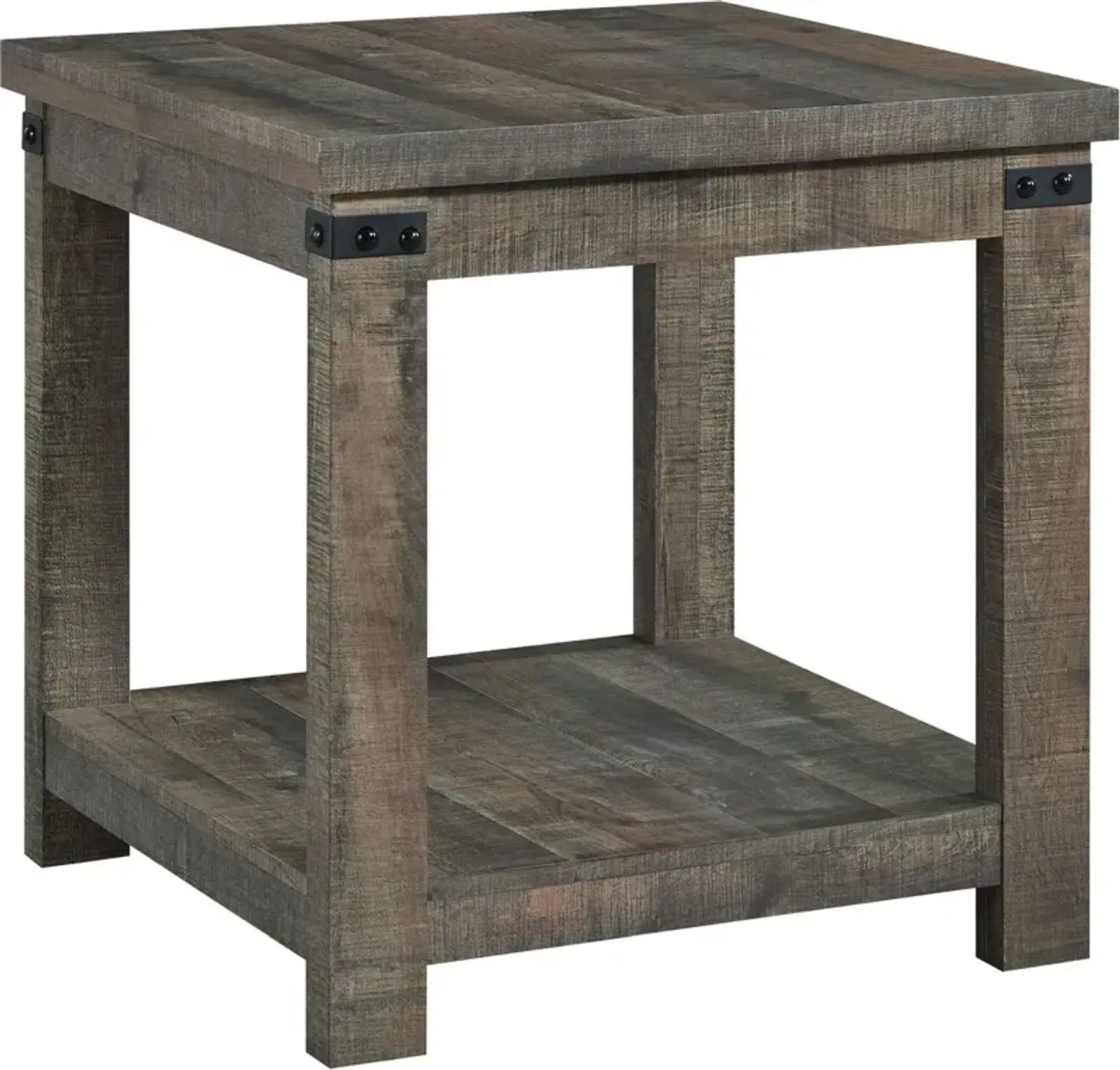 Signature Design by Ashley® Hollum Rustic Brown End Table