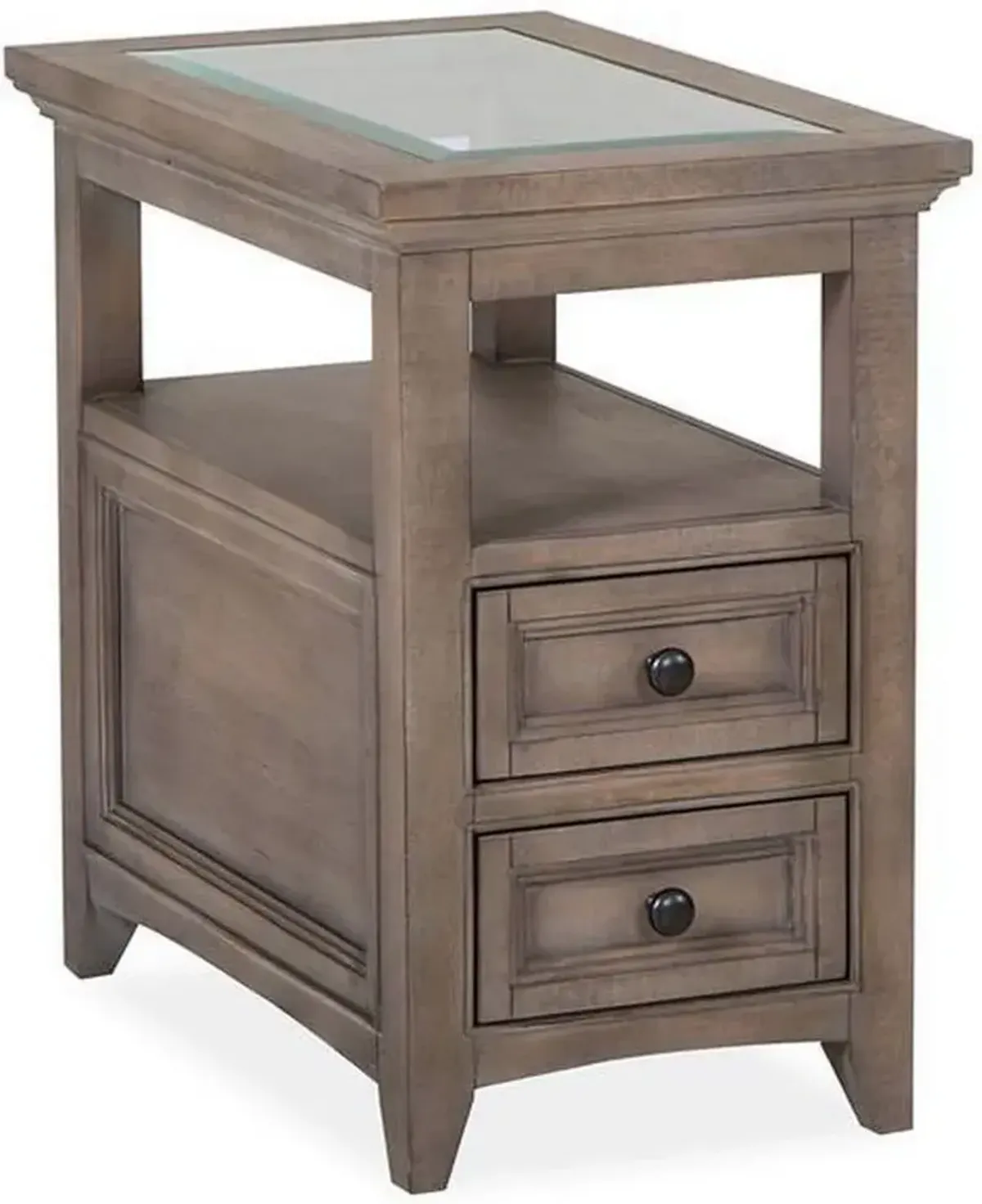 Magnussen Home® Paxton Place Dovetail Grey Chairside End Table