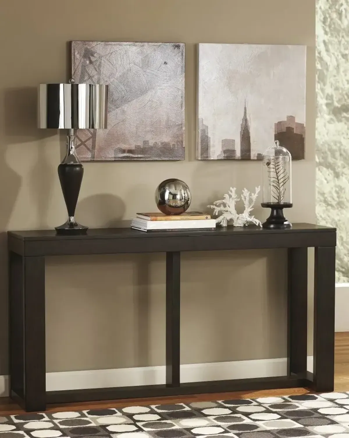 Signature Design by Ashley® Watson Dark Brown Sofa Table
