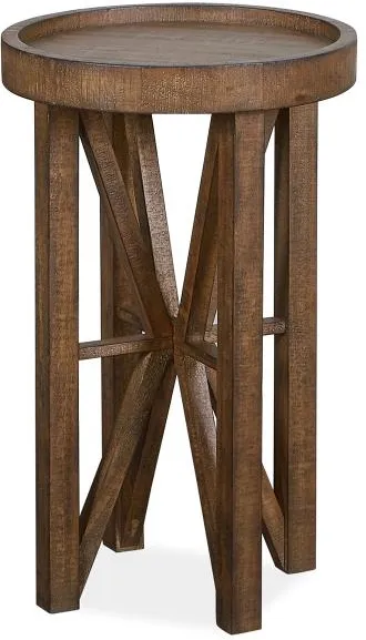 Magnussen Home® Kirkpatrick Weathered Walnut Accent End Table