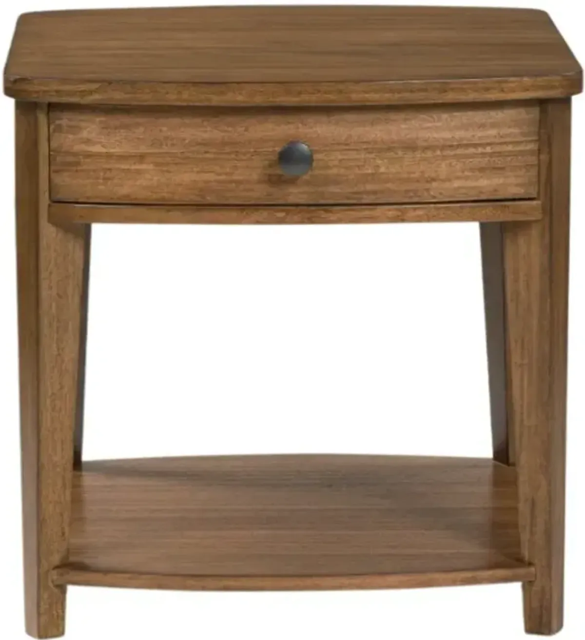 Signature Design by Ashley® Burkbyer Brown Rectangular End Table