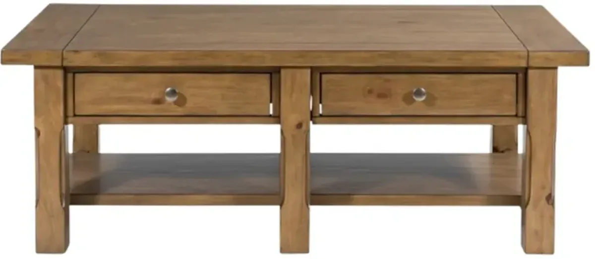 Signature Design by Ashley® Vandenmore Medium Brown Rectangular Cocktail Table