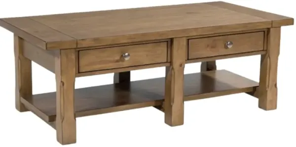 Signature Design by Ashley® Vandenmore Medium Brown Rectangular Cocktail Table