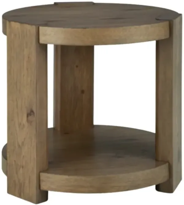 Signature Design by Ashley® Flangren Light Brown Round End Table