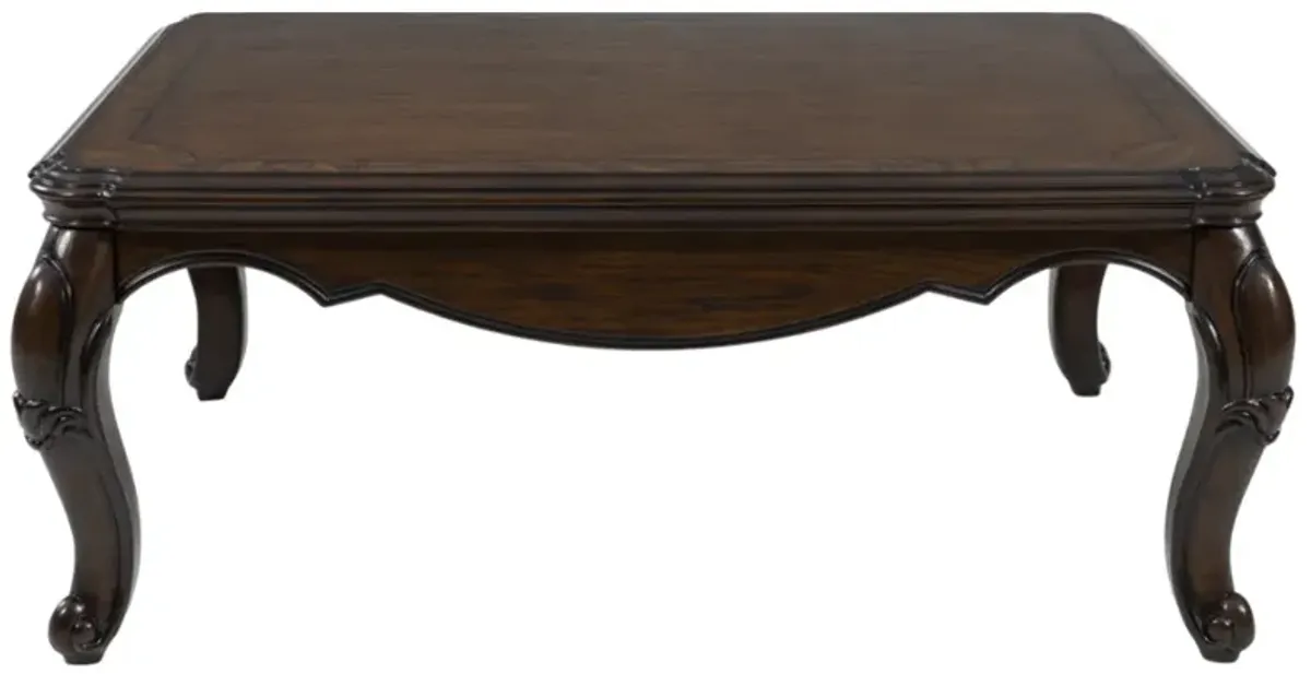 Signature Design by Ashley® Maylee Dark Brown Rectangular Cocktail Table