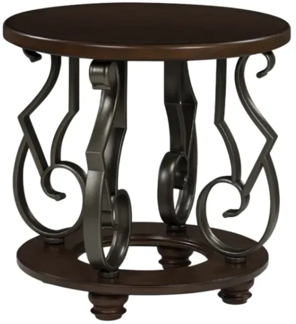 Signature Design by Ashley® Frallyn Dark Brown End Table