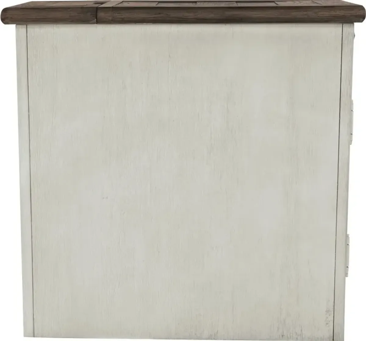 Signature Design by Ashley® Bolanburg Brown Chairside End Table with Antique White Base