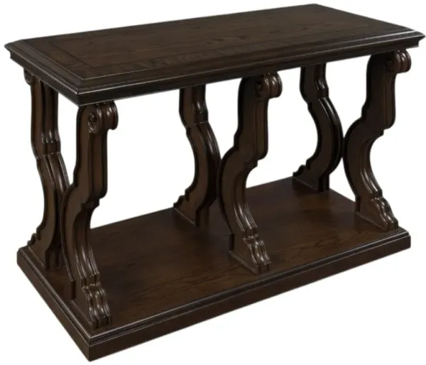Signature Design by Ashley® Maylee Dark Brown Sofa Table