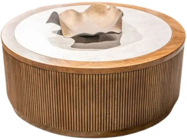 Signature Design by Ashley® Hadonna Brown Round Cocktail Table