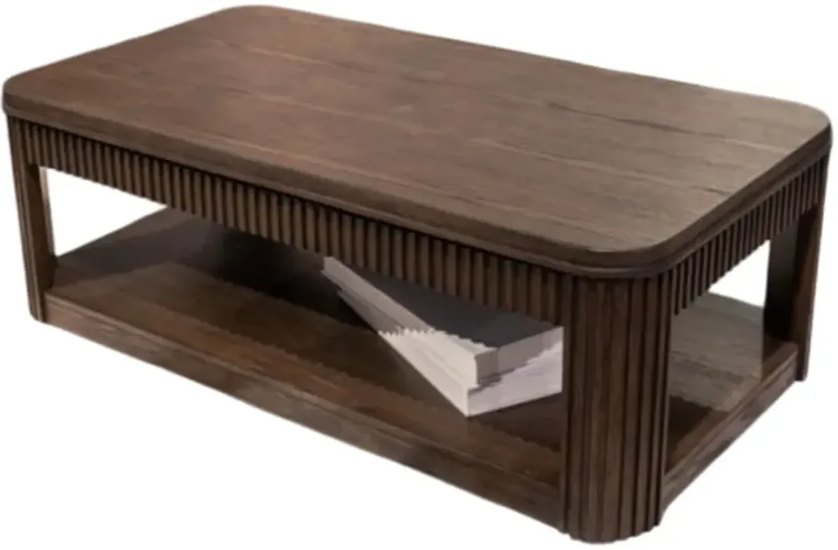 Signature Design by Ashley® Carlibrie Warm Brown Lift Top Cocktail Table
