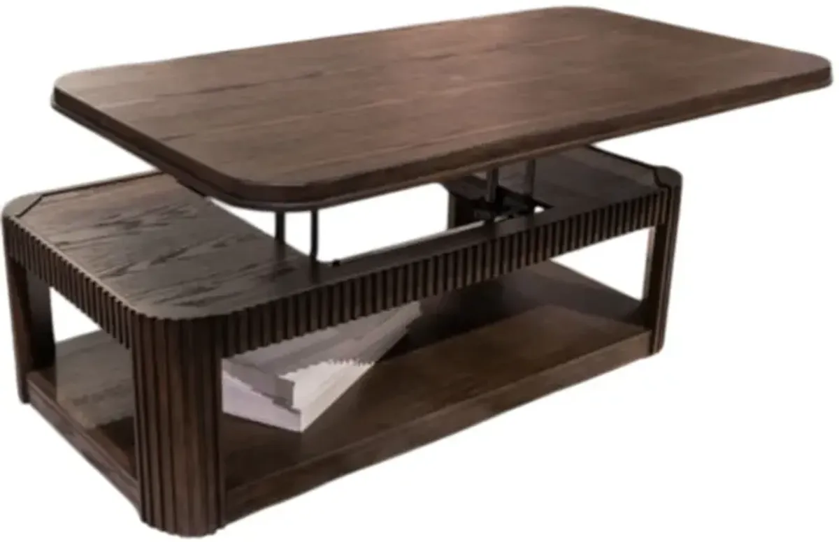 Signature Design by Ashley® Carlibrie Warm Brown Lift Top Cocktail Table
