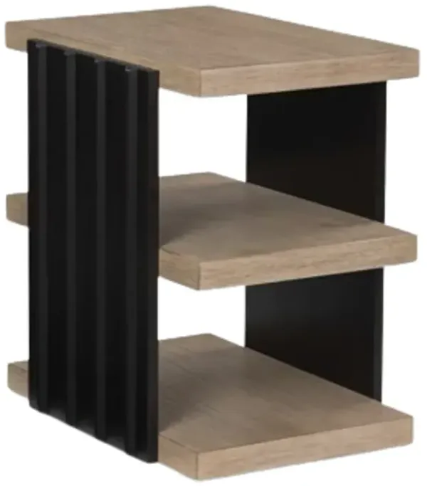 Signature Design by Ashley® Rylandyn Black/Light Brown Rectangular End Table