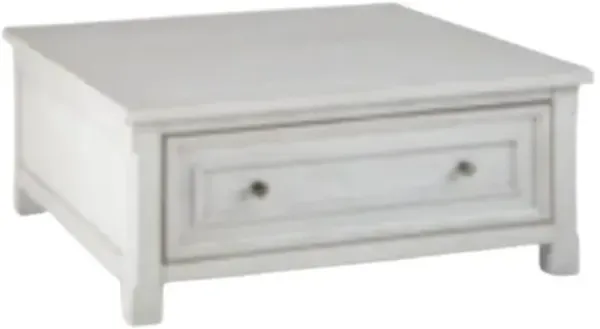 Signature Design by Ashley® Robbinsdale Antique White Lift-Top Cocktail Table
