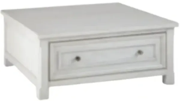 Signature Design by Ashley® Robbinsdale Antique White Lift-Top Cocktail Table