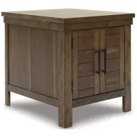 Signature Design by Ashley® Moriville Grayish Brown End Table