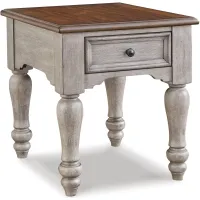 Signature Design by Ashley® Lodenbay Antique Gray/Brown End Table