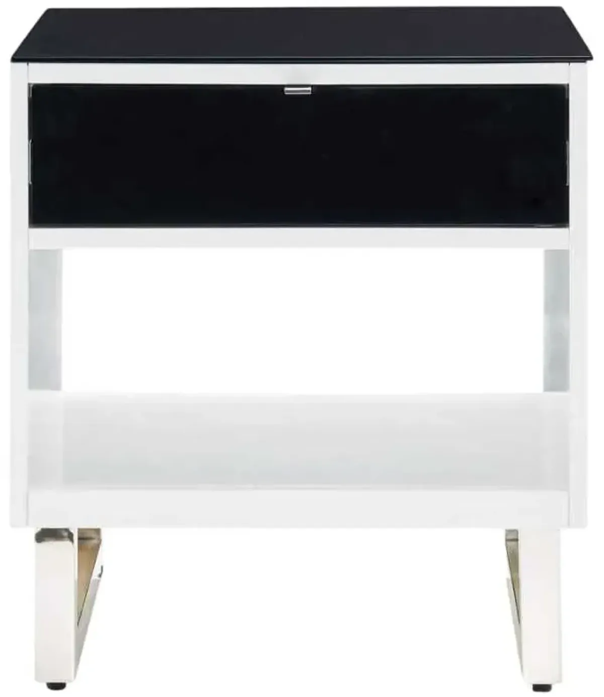 Signature Design by Ashley® Gardoni Black End Table with White Base